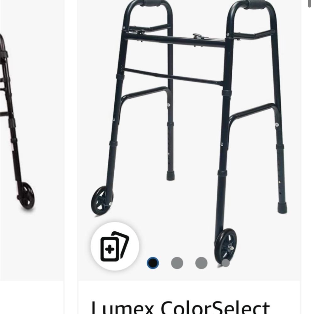 Black Walker with Wheels